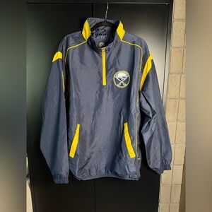 Buffalo Sabres Blue NHL Hockey Light Spring Coat Jacket - Size XL